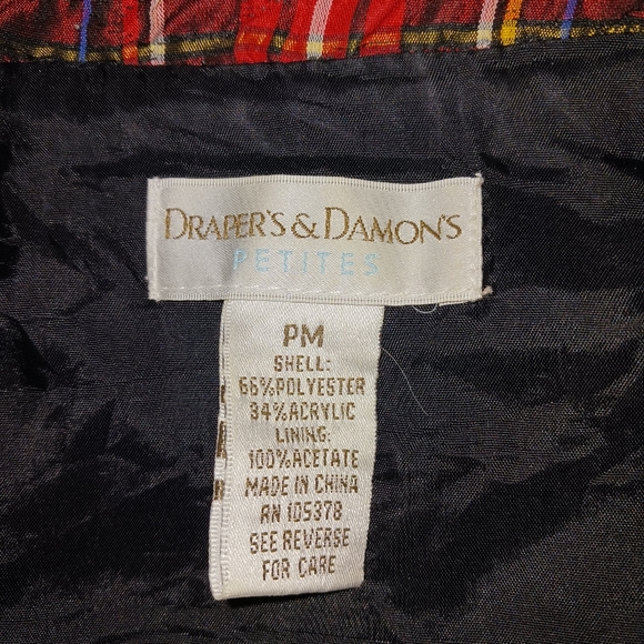Draper's and Damon's Multicolored Puffy Vest - Picture 6 of 12